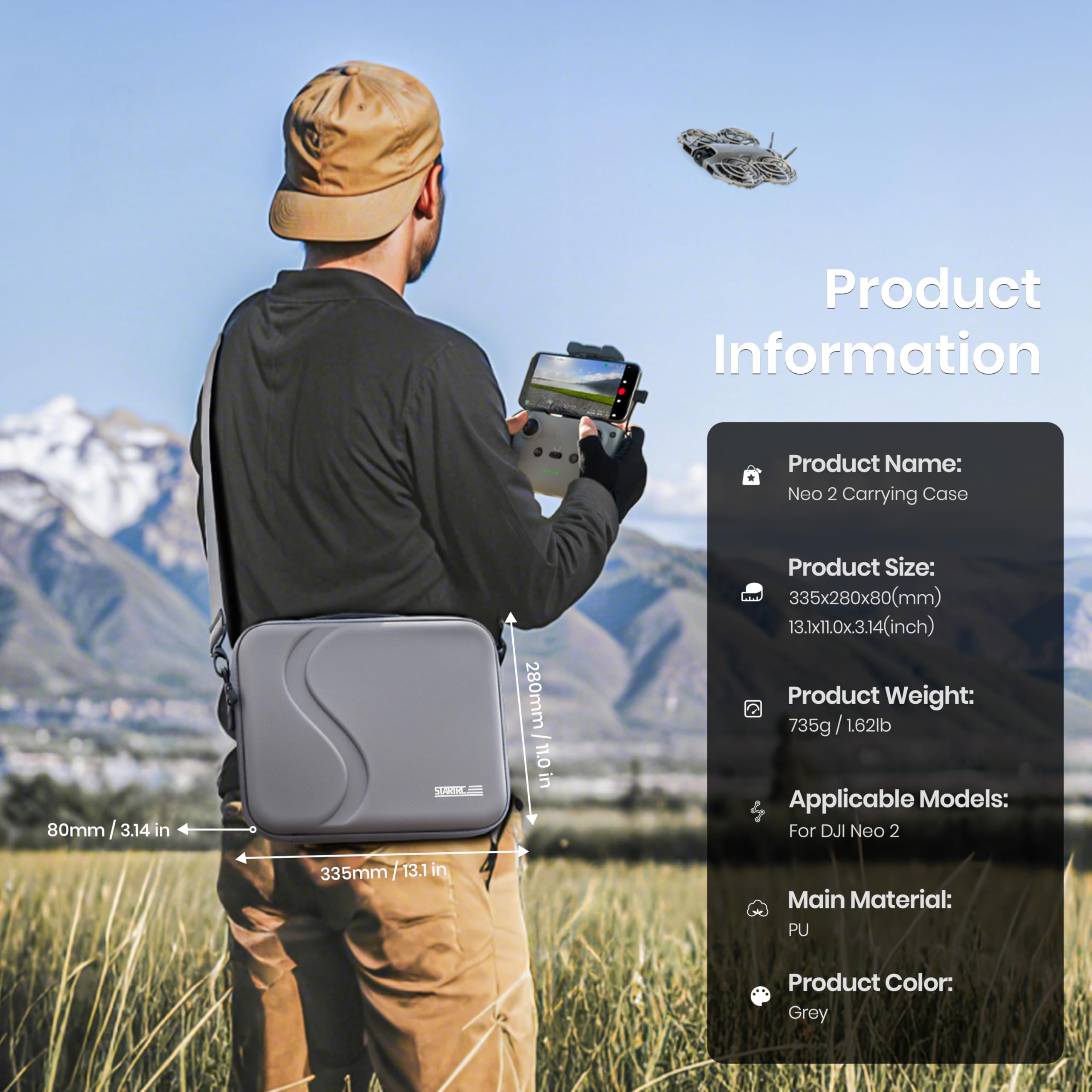 Drone Carrying Case - Borsa per il trasporto degli accessori